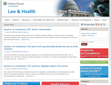 Tablet Screenshot of health.wolterskluwerlb.com